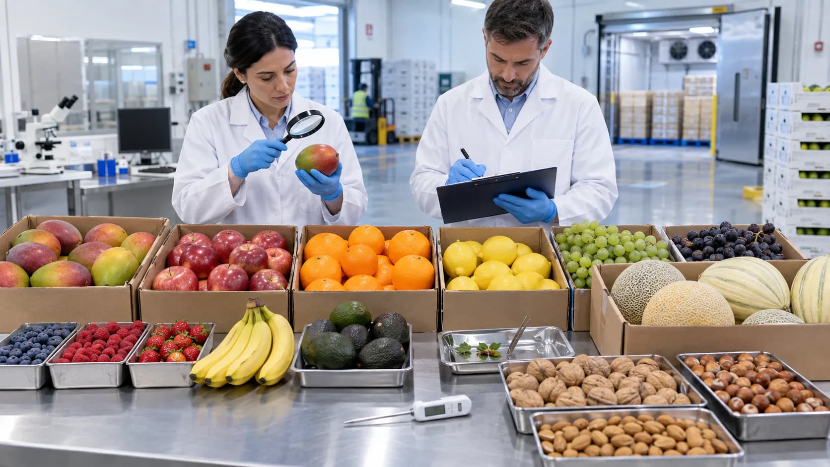 Frutta fresca e frutta a guscio sottoposta a controllo doganale e fitosanitario