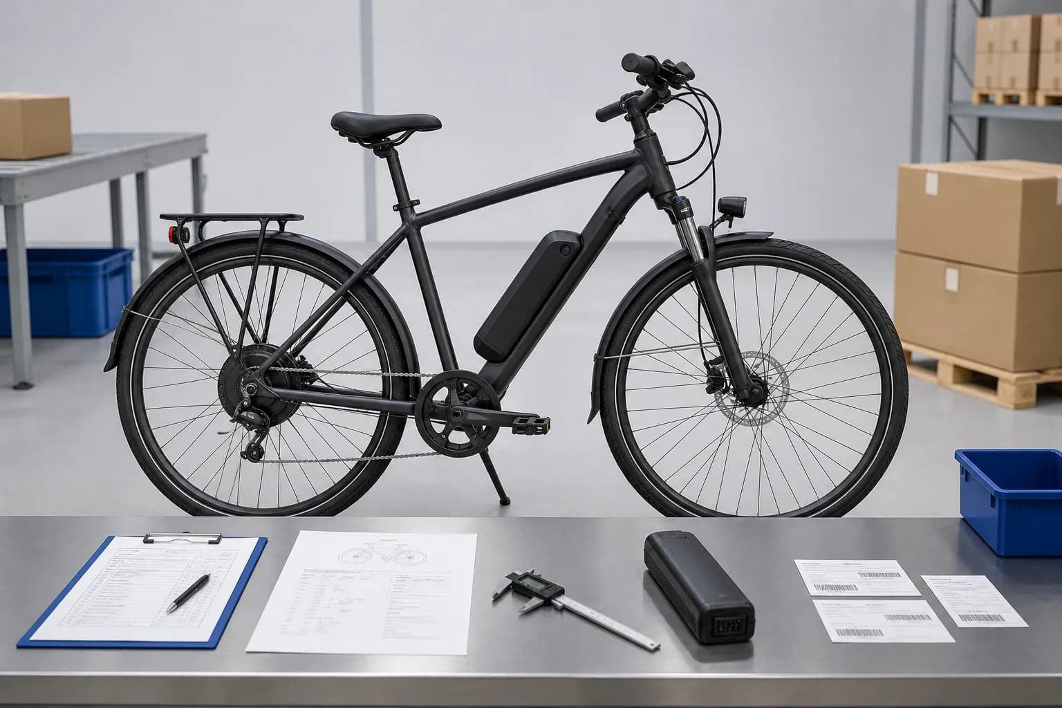 bicicletta elettrica: immagine del prodotto per la classificazione doganale