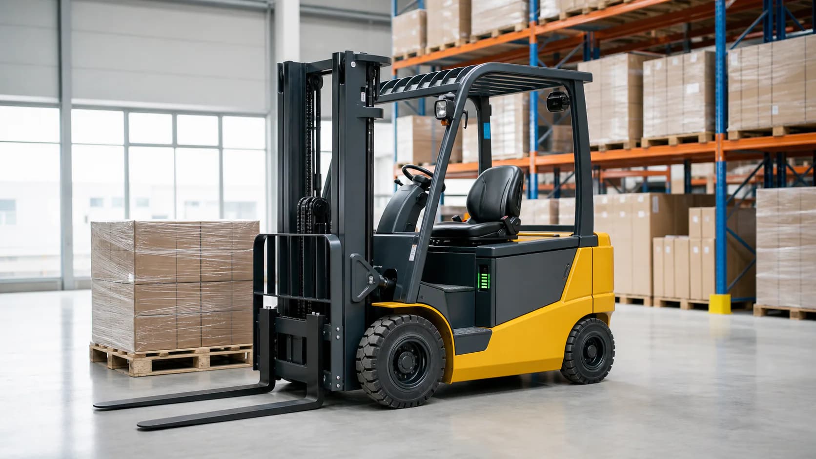 carrello elevatore elettrico: immagine del prodotto per la classificazione doganale
