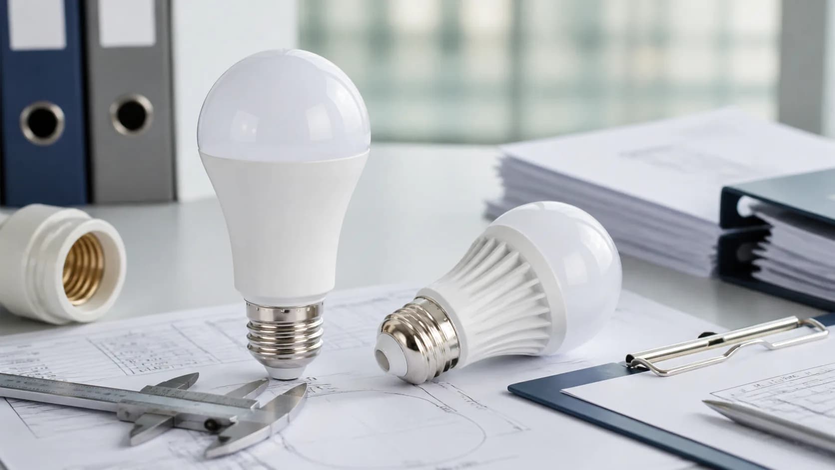 lampadina LED a vite: immagine del prodotto per la classificazione doganale
