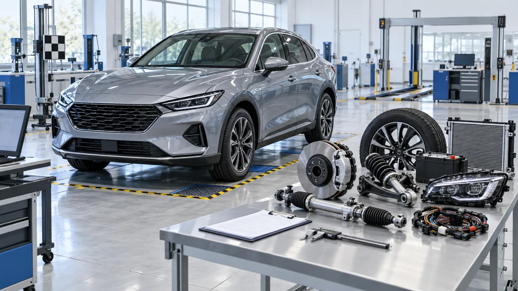 Passenger car and automotive parts under customs classification and import-compliance review