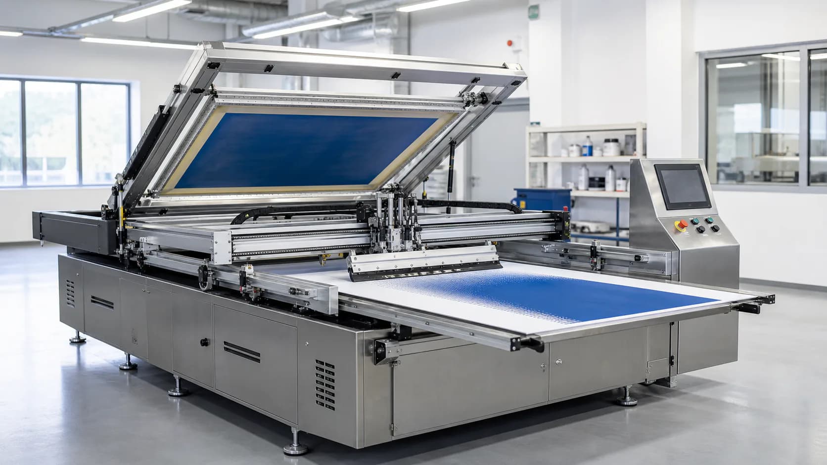 macchina serigrafica: immagine del prodotto per la classificazione doganale