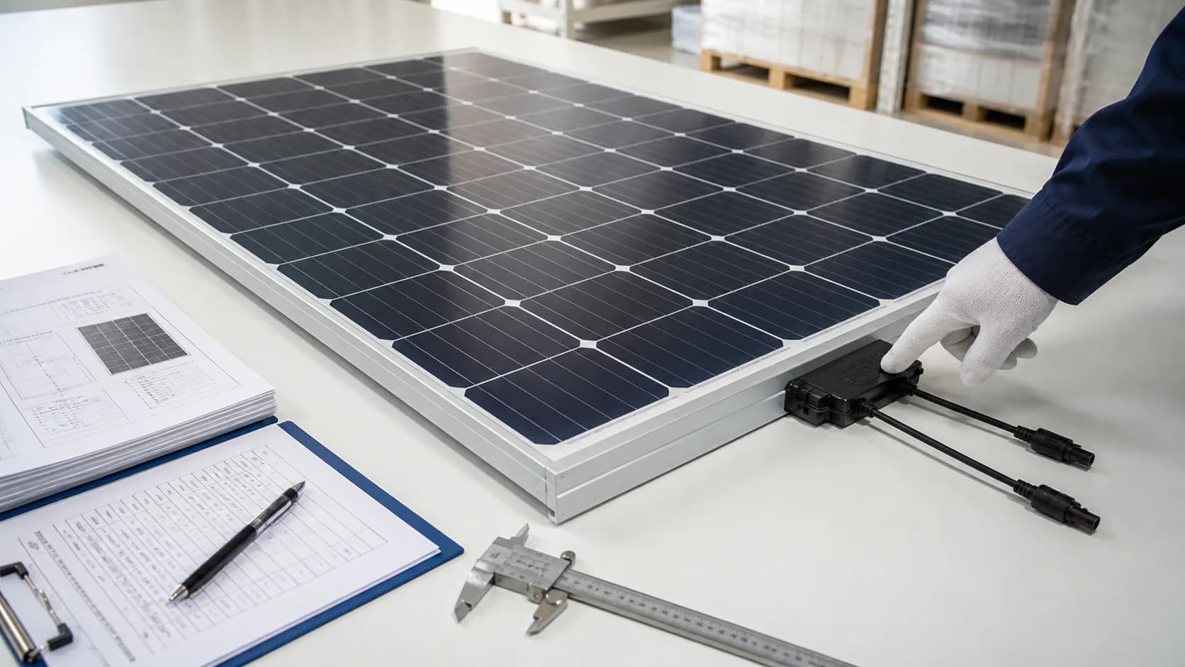 modulo solare fotovoltaico: immagine del prodotto per la classificazione doganale